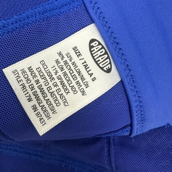 Parade Lace Bralette Bluing Size Small Adjustable Straps Unlined Style PR117W - Picture 7 of 8